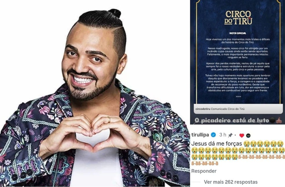 Antes e depois do circo